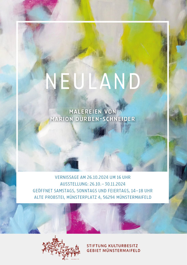 Ausstellungsplakat "Neuland"