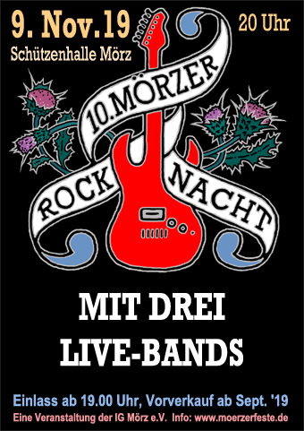 Flyer Rocknacht 2019